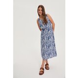 Marisse Blue Viscose Dress | Shoptok.si