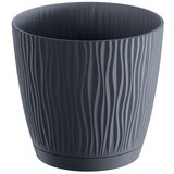 Prosperplast saksija sa sitnim talasima - antracit S433 / 19 cm | Eponuda.com