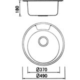 Boloco BL ugradna sudopera bl 858 490x490x180mm | ePonuda.com