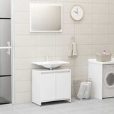  Set kupaonskog namještaja sjajni bijeli od konstruiranog drva | shoptok.hr
