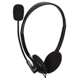 Gembird slušalice stereo headset with volume control, 3.5mm stereo, black Cene