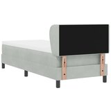  Krevet s opruga kutije Svjetlosiva 80 x 200 cm Baršun | shoptok.hr