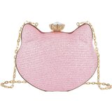 Dardanar Mini mačja ušesa (parni kruh v obliki mačjega ušesa) večerna obleka torbica z verižnim trakom kurirska torba, (21167160) | Shoptok.si