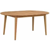 Rowico ovalni blagovaonski stol od hrasta Mimi, 170 x 105 cm