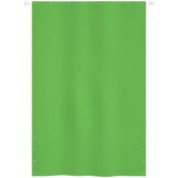 Balkonski zastor svjetlozeleni 160 x 240 cm od tkanine Oxford | shoptok.hr
