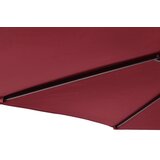  Vrtni suncobran s čeličnom šipkom bordo 225 x 225 x 212 cm | shoptok.hr