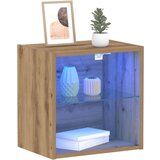  Plutajuća polica 2 komada od umjetničkog hrasta 40x28.5x40 cm konstruirano drvo | shoptok.hr