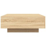  Klubska mizica sonoma hrast 80x80x31 cm iverna plošča, (21008281) | Shoptok.si