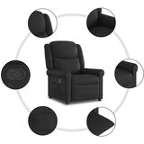 vidaXL Naslanjač sijoče rjavo umetno usnje | Shoptok.si