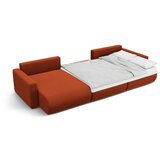 Cosmopolitan Design Ciglasta baršunasti sklopiva/s prostorom za odlaganje kutna garnitura (u obliku slova "U") Belfast – | shoptok.hr