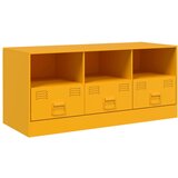 vidaXL TV omarica gorčično rumena 99x39x44 cm jeklo, (21228465) Cene