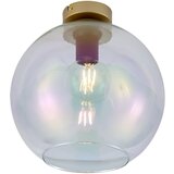 QAZQA Art Deco stropna svetilka zlata z mavričnim steklom - Sandra | Shoptok.si