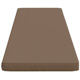  Jastučić za klupu - 1 dio VUGHT 100% poliester Sivosmeđa - Taupe (melange) 180 x 50 cm 1 | shoptok.hr