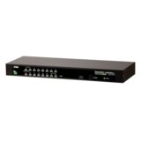 Aten CS1316 KVM stikalo Montaža v strežniški omarici Črna Cene