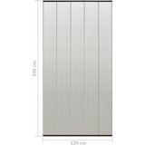  Zastor protiv insekata s 5-dijelnom mrežom crni 120 x 240 cm | shoptok.hr