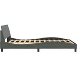  Okvir za krevet Dover tamnosivi 137x190 cm od tkanine | shoptok.hr