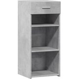 Komoda siva boja betona 40 x 42,5 x 93 cm od konstruiranog drva | Eponuda.ba