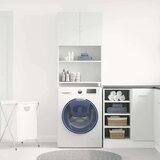 vidaXL Ormar za perilicu bijeli 64x24x190 cm izrađeno drvo | shoptok.hr