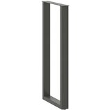  Noge za stolić U-oblika 2 kom antracit 40x(110-111) cm čelik | shoptok.hr