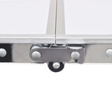 vidaXL Zložljiva aluminijasta miza za kamp. z nastavljivo višino 180 x 60 cm, (20817050) | Shoptok.si