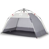  Šator za plažu za 2 osobe vodootporni sivi | shoptok.hr
