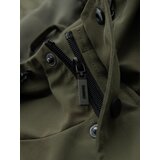 Ombre Men's functional transitional jacket with hood - olive | shoptok.hr