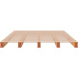  Krevet od paleta voštano smeđi 140x200 cm od masivne borovine | shoptok.hr