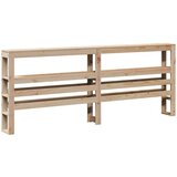  Posteljni okvir z vzglavjem 180x200 cm borovina, (21310874) | Shoptok.si