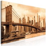  Slika - Road to Manhattan (1 Part) Narrow Sepia 150x50 | shoptok.hr