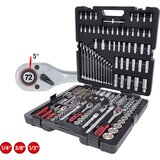 Ks Tools komplet nasadnih ključev 1/4'' + 3/8'' + 1/2'', 216 kosov, kromirana površina, mat satinirana | Shoptok.si