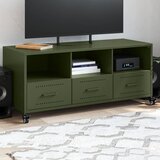 vidaXL TV omarica zelena 100,5x39x43,5 cm hladno valjano jeklo Cene