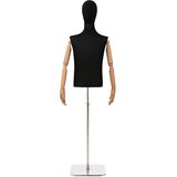  Podesiva lutka 170-218 cm s postoljem Muškarac PP Crna | shoptok.hr