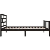  Za krevet od borovine crni 75 x 190 cm 2FT6 jednokrevetni | shoptok.hr