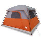  The Living Store Šotor za kampiranje za 4 osebe oranžen vodoodporen - Šotor Za Kampiranje, (21487746) | Shoptok.si