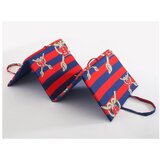 B.E.S. Crveni/plavi vrtni jastuk za sjedenje za ležaljku 49x137 cm Ship Rope – | shoptok.hr