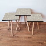 Hanah home 3Shp388 - Beige BeigeWhite Nesting Table (3 Pieces) | ePonuda.com