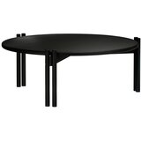 Karup Design Crni okrugao stolić za kavu od masivnog bora ø 80 cm Sticks – | shoptok.hr