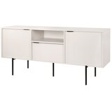 noo.ma Sivo-bež TV omarica 180x79x50 cm Bau – Cene