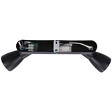 Candellux Lighting Mat crna stropna svjetiljka s metalnim sjenilom 36x6 cm Picardo – | shoptok.hr