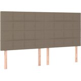  Uzglavlje boje taupe 200x5x118/128 cm tkanina | shoptok.hr
