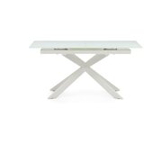 Kave Home Proširiv blagovaonski stol s dodatnom pločom sa staklenom pločom stola 90x160 cm Atminda – | shoptok.hr