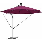  Suncobran S LED lampica Bordeaux Crvena 294 x 294 x 248 cm | Eponuda.ba