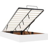  Okvir kreveta s madracem Čista bijela 120 x 190 cm Umjetna koža | shoptok.hr