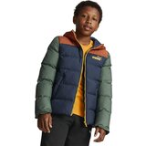 Puma dječja jakna colourblock smeđa | shoptok.hr