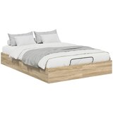 vidaXL Ottomanska postelja Sonoma hrast 193 x 120 x 25 cm, (5000141761) | Shoptok.si