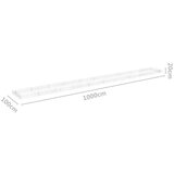 vidaXL Gabionska povišena gredica od pocinčanog čelika 1000x100x20 cm | shoptok.hr