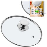 KADAX stekleni pokrov 22 cm univerzalni toplotno odporen pokrov za lonce in ponev, (5000355937) | Shoptok.si