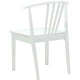  Stolac za blagovanje 2 pcs Bijelo Čvrsto drvo | shoptok.hr
