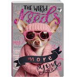Play premium, sveska, 60 lista, Fuzzy pets - odaberite motiv More you A4 Karo