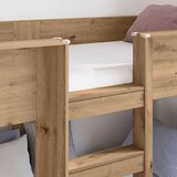 Krevet na kat za djecu Umjetnički hrast 90 x 200 cm | shoptok.hr